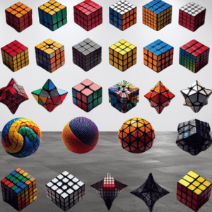 distintos cubos de rubik