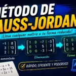 Método de Gauss-Jordan. Ejemplos y ejercicios resueltos