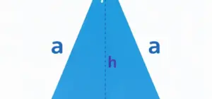 triángulo isósceles, lados y ángulos