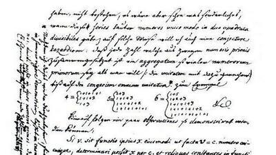carta conjetura goldbach