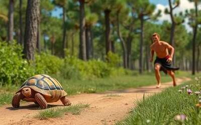 paradoja de Aquiles y la tortuga
