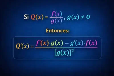 Derivada de un cociente