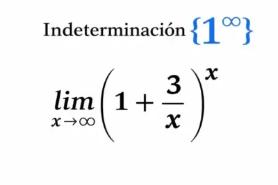 Indeterminacion 1 elevado a infinito