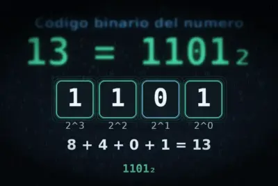 de decimal a binario