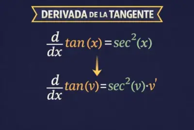 Derivada de la tangente