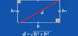 diagonal de un rectángulo