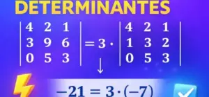 propiedades de los determinantes ejemplo