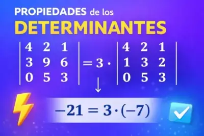 propiedades de los determinantes ejemplo