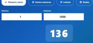 Generador de números aleatorios