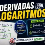 Derivadas con logaritmos: guía y ejercicios