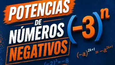 Potencias de números negativos