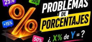 problemas de porcentajes