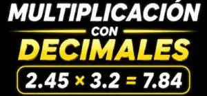 multiplicación con decimales