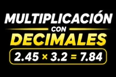 multiplicación con decimales