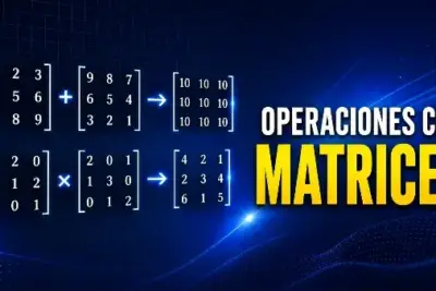 operaciones con matrices