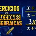 Ejercicios de fracciones algebraicas. Operaciones resueltas