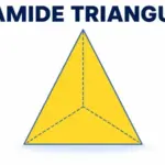 Pirámide triangular: características, área y volumen