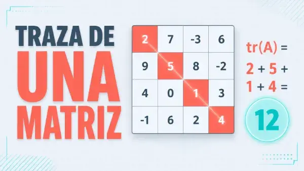 traza de una matriz