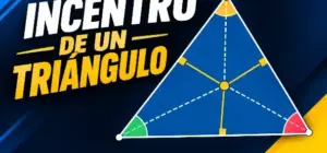 Imagen visual del incentro de un triángulo