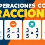 Operaciones con fracciones: suma, resta, multiplicación y división