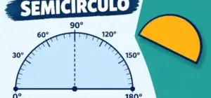 Imagen visual de un semicírculo