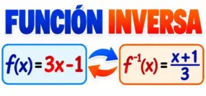 ejemplo de función inversa