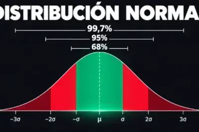 Campana de Gauss en la distribución normal