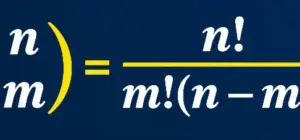 fórmula de los números combinatorios