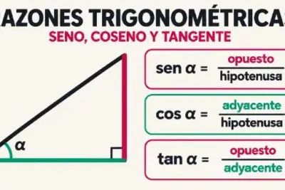 Razones trigonométricas: seno, coseno y tangente