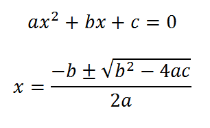 eucación de segundo grado en el álgebra